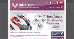 Desktop Screenshot of intercom-translations.co.uk